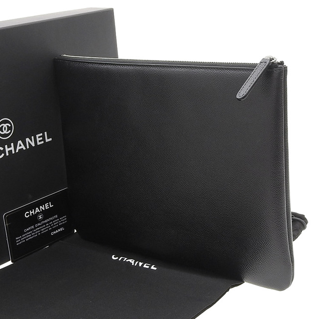 CHANEL シャネル　クラッチバッグ　ドーヴィル　ブラック