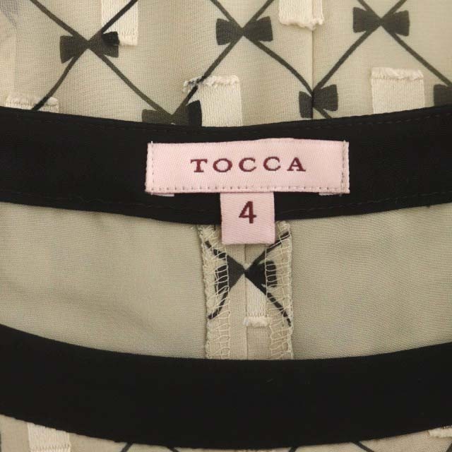 TOCCA(トッカ)のトッカ セットアップ フレンチスリーブ ブラウス 半袖 スカート 膝丈 4 レディースのトップス(シャツ/ブラウス(半袖/袖なし))の商品写真