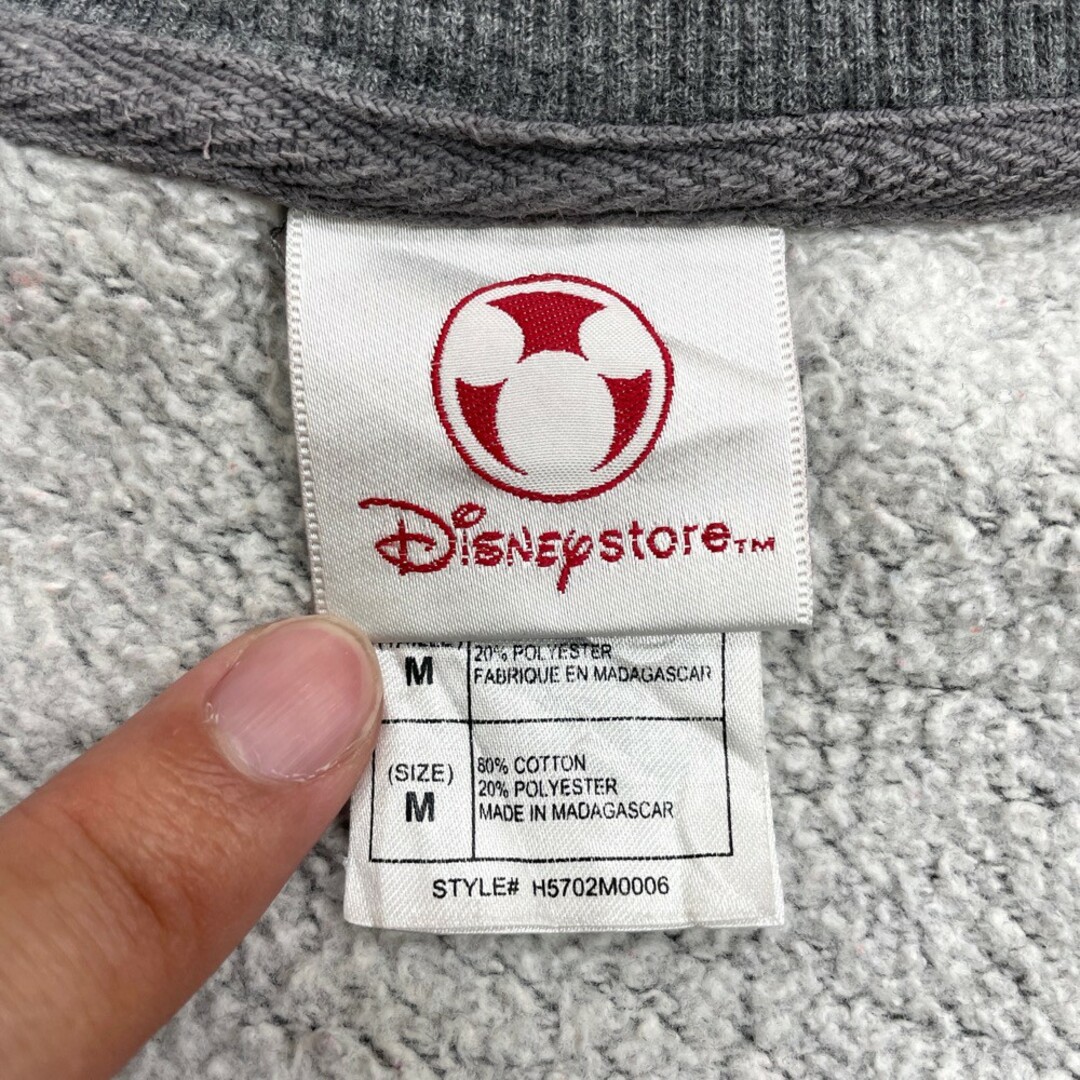 Disney - US古着 ミッキーマウス 刺繍 スウェット シャツ 長袖