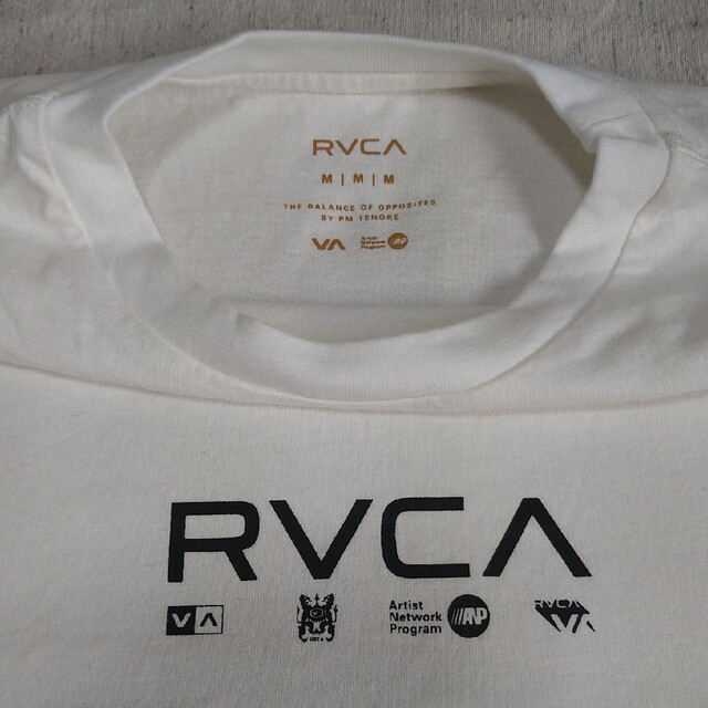 RVCA(ルーカ)のGOOFY様 RVCA ルーカ 半袖Tシャツ Ｍサイズ White メンズのトップス(Tシャツ/カットソー(半袖/袖なし))の商品写真