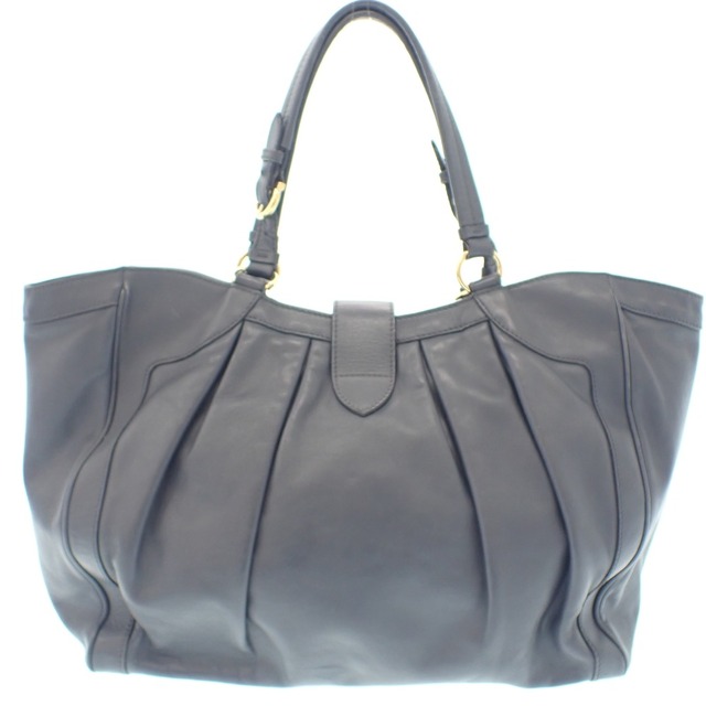 【中古】 サルヴァトーレフェラガモ レザー グレー トートバッグ ショルダーバッグ ハンドバッグ Salvatore Ferragamo【質屋】