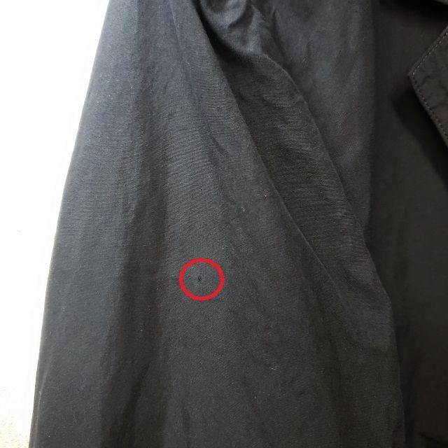 マーガレットハウエル ☆ シルク混 コットン ジャケット 半端袖 1 日本製 黒