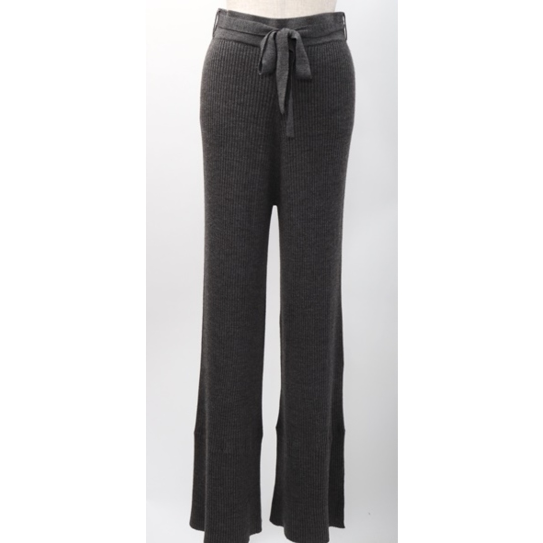 L'Appartement DEUXIEME CLASSE - KALLMEYERカルメイヤー L'Appartement取扱い2019AW RIB KNIT PT(SLIT)リブニットパンツスリット【LPTA61185】