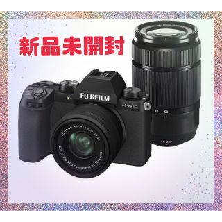 フジフイルム(富士フイルム)の【新品未開封】FUJIFILM X-S10 ダブルズームレンズキット (ミラーレス一眼)