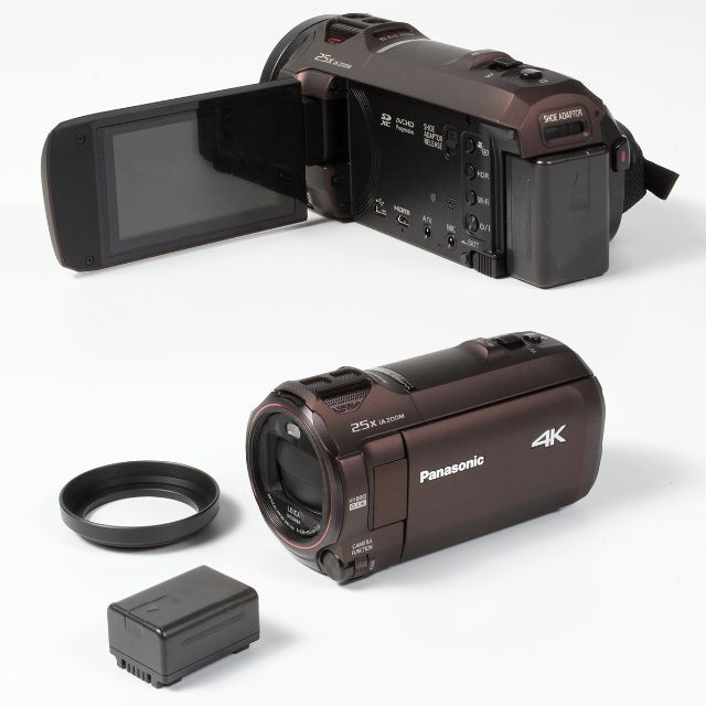 Panasonic(パナソニック)のPanasonicビデオカメラ デジタル 4K HC-VX992M T ブラウン スマホ/家電/カメラのカメラ(ビデオカメラ)の商品写真