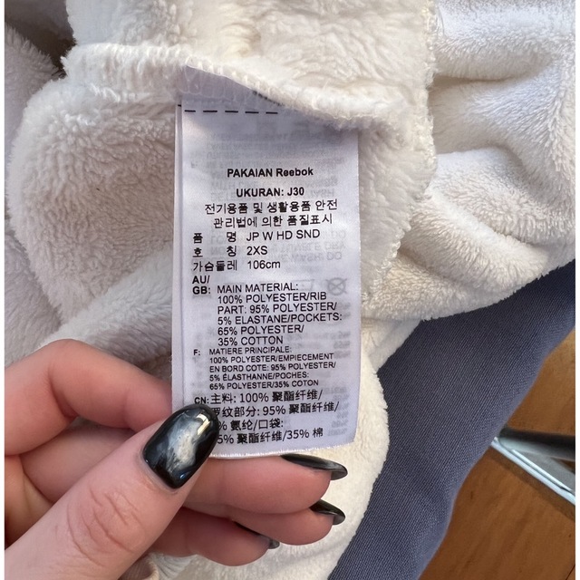 SNIDEL - 【SNIDEL×Reebok】コラボパーカーの通販 by ・ω・*)ﾉ