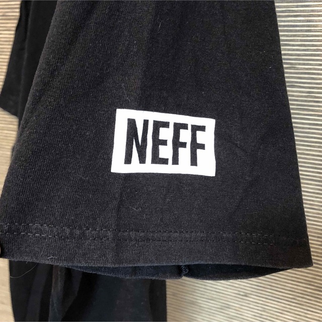 Neff(ネフ)の【ディズニー　ネフ】メキシコ製　半袖Tシャツ　ミッキー　チェッカー　袖ロゴ46 メンズのトップス(Tシャツ/カットソー(半袖/袖なし))の商品写真