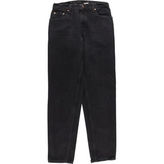 リーバイス(Levi's)の古着 90年代 リーバイス Levi's 550 ブラックデニム テーパードデニムパンツ USA製 レディースL(w29) ヴィンテージ /eaa336783(デニム/ジーンズ)