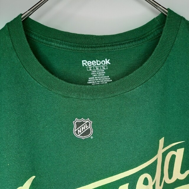 Reebok(リーボック)のリーボック　NHL　ホッケー　レトロTシャツ　ビッグロゴ　両面プリント　背番号 メンズのトップス(Tシャツ/カットソー(半袖/袖なし))の商品写真