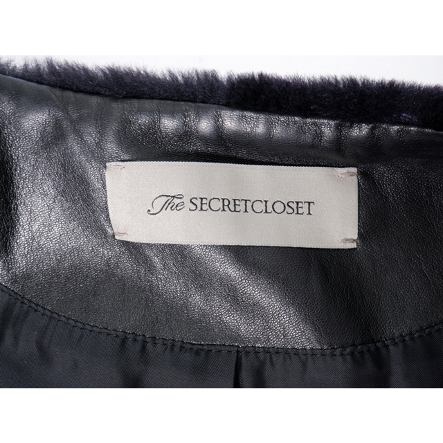 The SECRETCLOSETザシークレットクローゼット ノーカラームートンボアコート【LCTA63095】 レディースのジャケット/アウター(その他)の商品写真