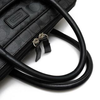 コーチ／COACH バッグ ブリーフケース ビジネスバッグ 鞄 ビジネス メンズ 男性 男性用レザー 革 本革 ネイビー 紺  F71639 Heritage Web Bombe ヘリテージ ウェブ レザー ボンベ ダイレクターズ 2WAY ショルダーバッグ シボ革 シュリンクレザー