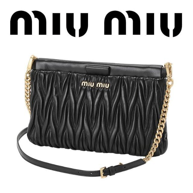 品多く miumiu - ミュウミュウ MIUMIU マテラッセナッパレザー