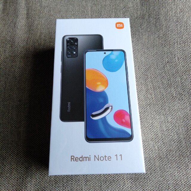 スマートフォン本体新品 未開封 Redmi Note 11 グレイ