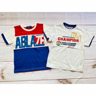 チャンピオン(Champion)の【110】チャンピオン他半袖Tシャツ2点セット　男の子　夏物(Tシャツ/カットソー)