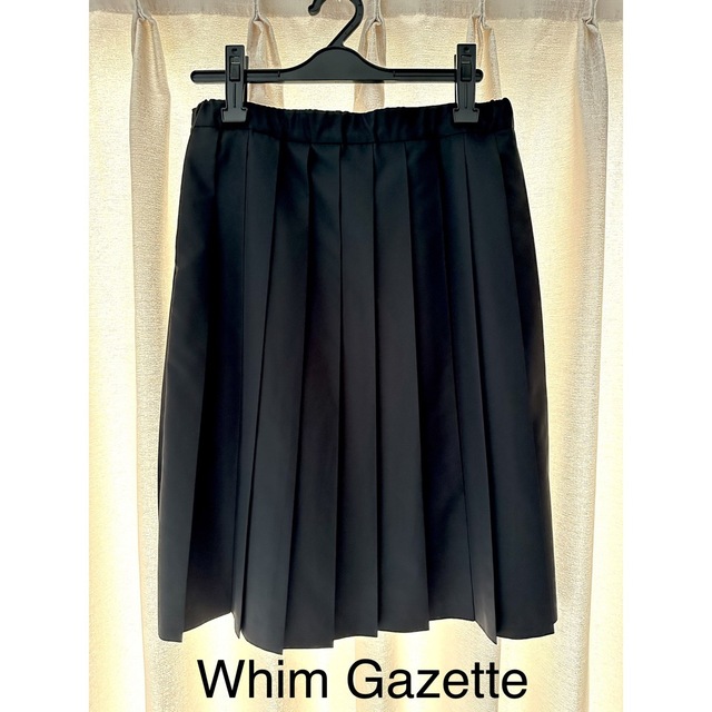 Whim Gazette(ウィムガゼット)のWhim Gazette プリーツスカート レディースのスカート(ひざ丈スカート)の商品写真