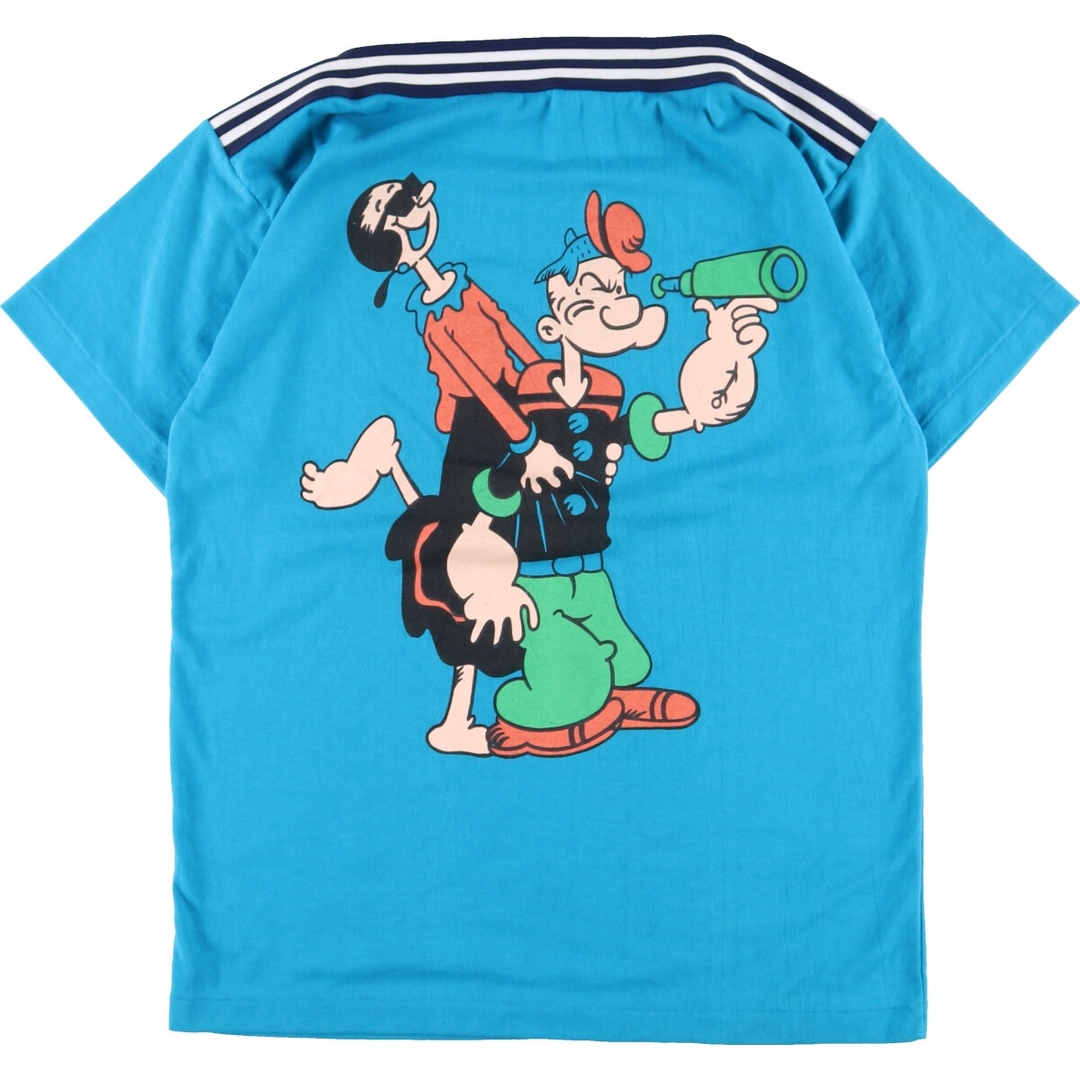 ~90年代 UNKNOWN POPEYE ポパイ ボートネック キャラクタープリントTシャツ メンズM ヴィンテージ /eaa313517