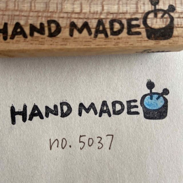 スタンプNo. 5037 handmade ピンクッション ハンドメイドの文具/ステーショナリー(はんこ)の商品写真