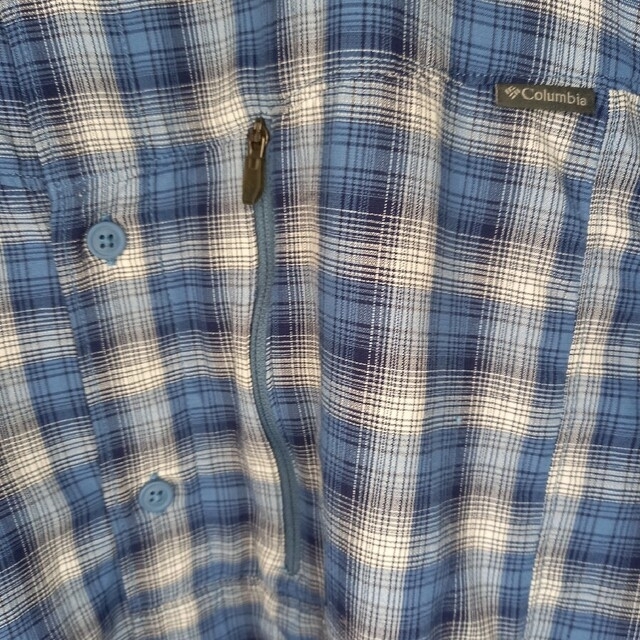 Columbia(コロンビア)のコロンビア　OMNI-SHADEシャツ　半袖　シャドーチェック　オンブレ メンズのトップス(シャツ)の商品写真