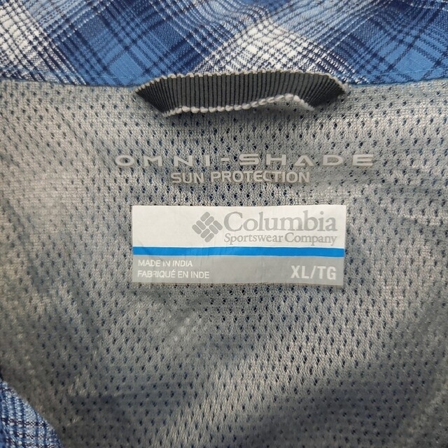 Columbia(コロンビア)のコロンビア　OMNI-SHADEシャツ　半袖　シャドーチェック　オンブレ メンズのトップス(シャツ)の商品写真