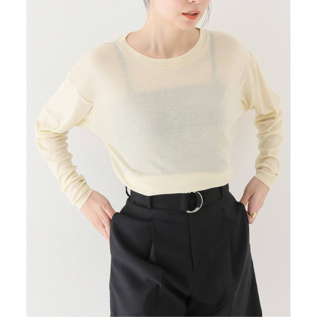Spick & Span - Spick & Span シアーフライスロングスリーブTシャツの