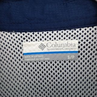 コロンビア PFG BDシャツ 半袖 無地 ネイビー S/P