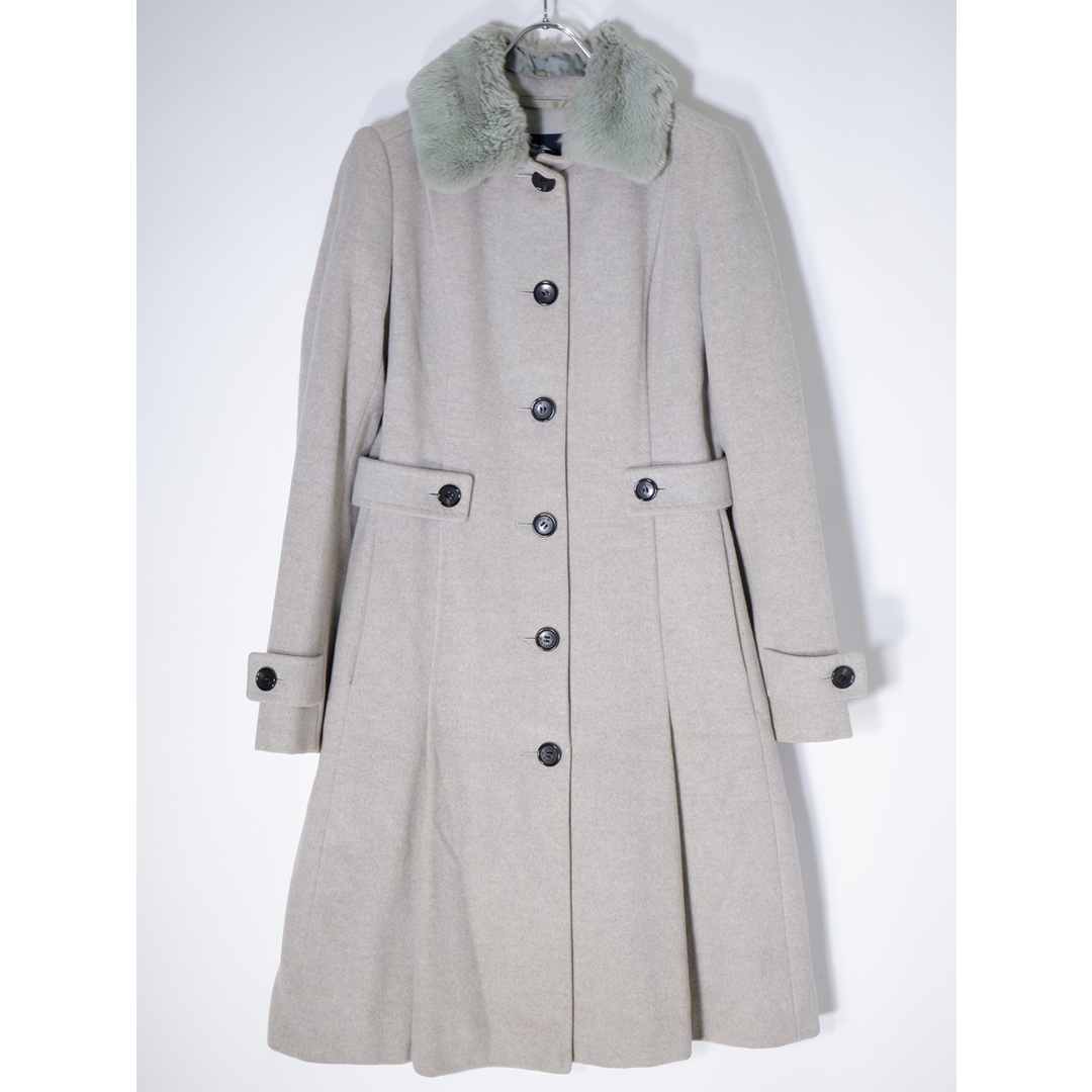 BURBERRY LONDONバーバリーロンドン レッキスラビットファー付き BURBERRY LONDONバーバリーロンドン レッキスラビットファー付き