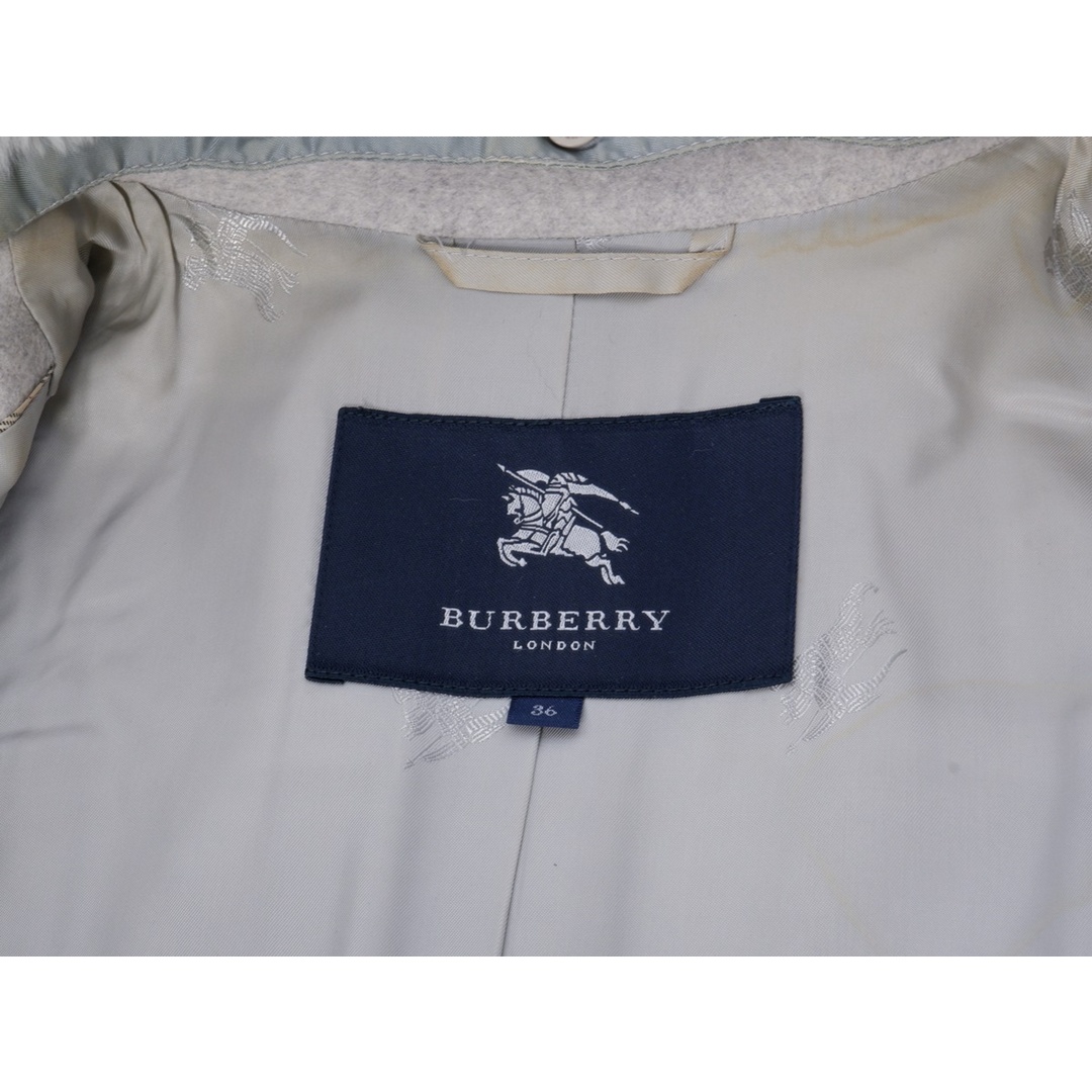 BURBERRY LONDONバーバリーロンドン レッキスラビットファー付き