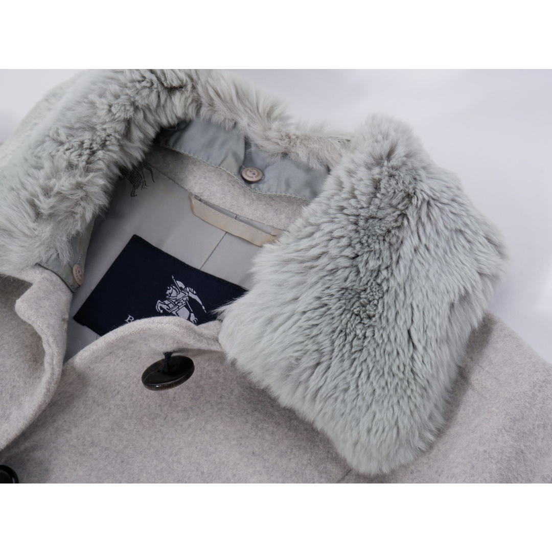 BURBERRY LONDONバーバリーロンドン レッキスラビットファー付き BURBERRY LONDONバーバリーロンドン レッキスラビットファー付き