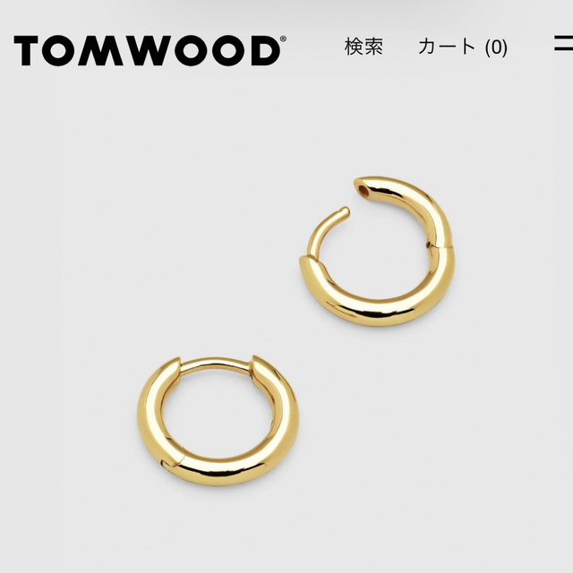 TOM WOOD - 新品TOMWOOD トムウッド Classic Hoop Small ピアスの通販