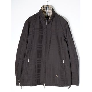 バーバリーブラックレーベル(BURBERRY BLACK LABEL)のBURBERRY BLACK LABELバーバリーブラックレーベル 裏地ノバチェック ホースマーク刺繍シャドーチェックフルジップジャケット【MJKA66915】(その他)