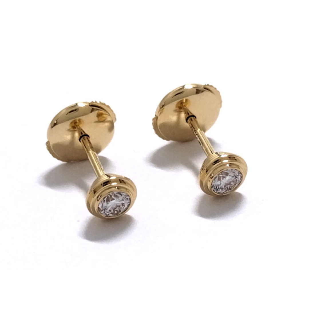 Cartier - Cartier ダムール ピアス ダイヤモンド 750YG K18YGの Cartier - Cartier ダムール ピアス ダイヤモンド 750YG K18YGの