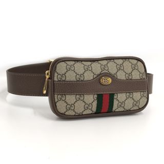 グッチ(Gucci)のGUCCI ウエストバッグ GGスプリーム オフィディア ブラウン系(ボディーバッグ)