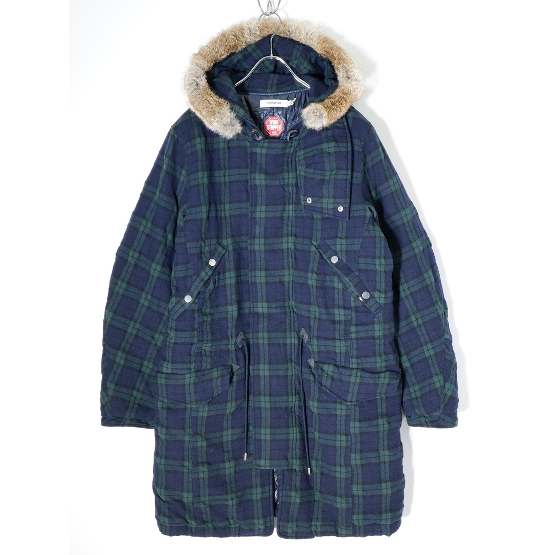 レア nonnativeノンネイティブ BOMBER PUFF COAT - C/W TWILL WITH