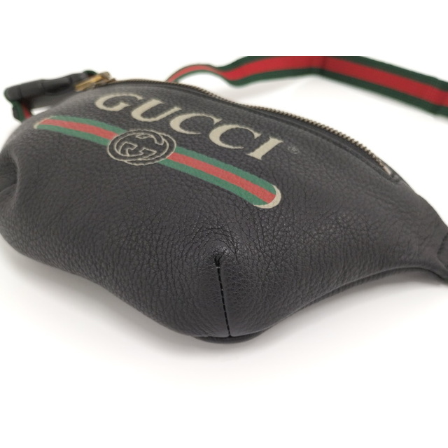 GUCCI - GUCCI スモール ベルトバッグ ウエストバッグ ロゴ GUCCI - GUCCI スモール ベルトバッグ ウエストバッグ ロゴ
