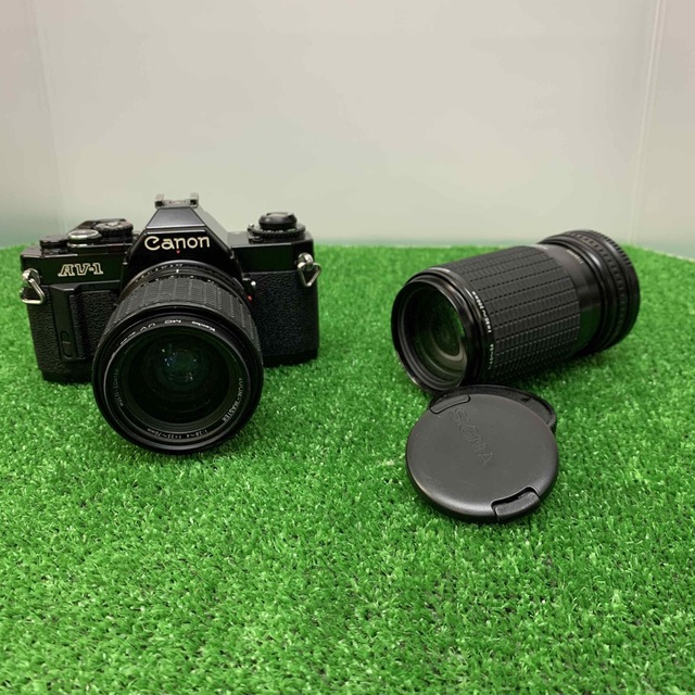 Canon - Canon AV-1 ブラックボディ フィルムカメラ 付属品ありの通販
