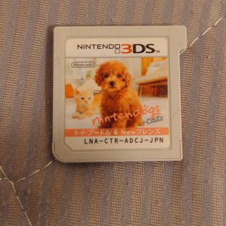 ニンテンドー3DS(ニンテンドー3DS)のnintendogs + cats トイ・プードル＆Newフレンズ 3DS(携帯用ゲームソフト)