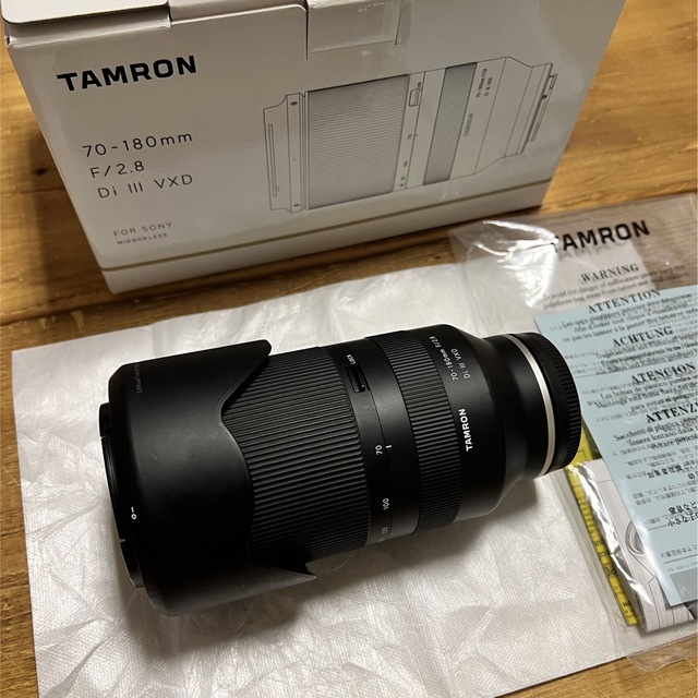 TAMRON(タムロン)のTAMRON ズームレンズ 70-180F2.8 DI III VXD(A056 スマホ/家電/カメラのカメラ(レンズ(ズーム))の商品写真