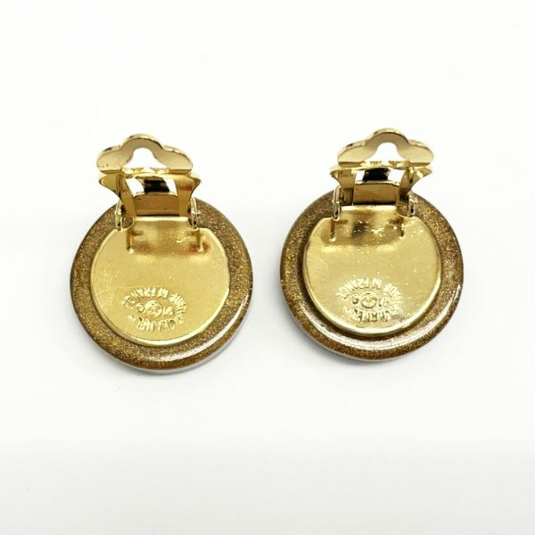 CHANEL クローバー ココマーク ラウンド 01C ヴィンテージ イヤリング