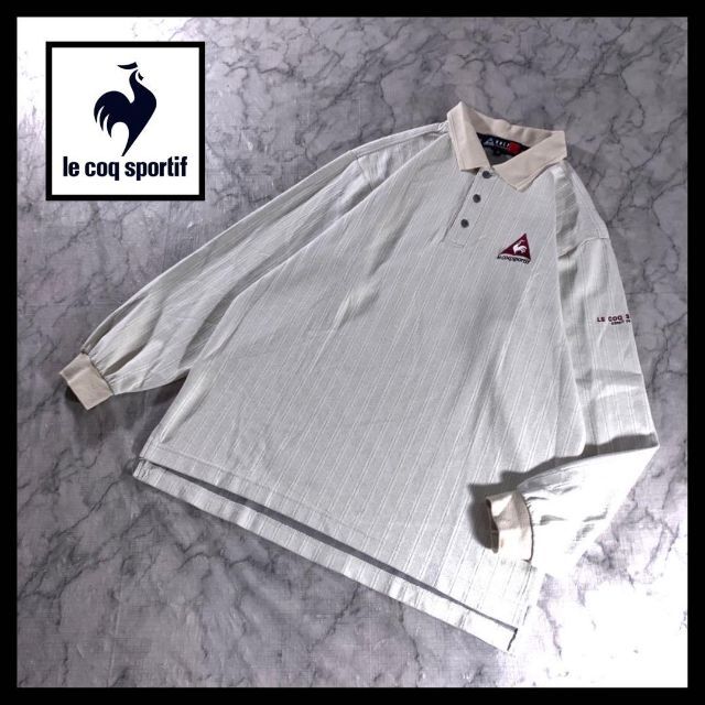 le coq sportif - 古着 ルコックスポルティフ ニットポロシャツ 長袖 ...