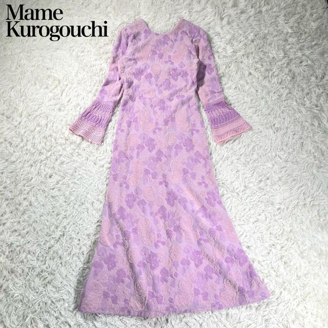 限定W特典付属 【極美品】Mame Kurogouchi 22ss ベロアジャガード