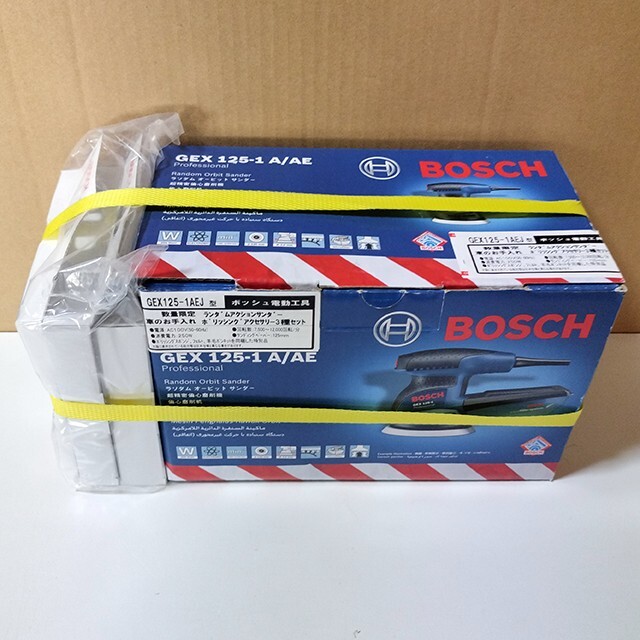 工具/メンテナンス【新品】Bosch Professional GEX 125-1 A/AE+アク