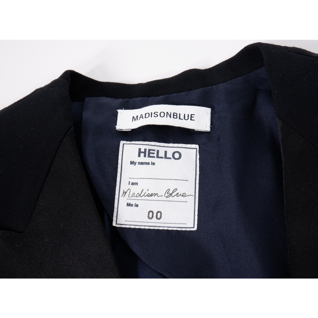 MADISONBLUEマディソンブルー CRAPE TAXIED LONG JACKET MADISONBLUEマディソンブルー CRAPE TAXIED LONG JACKET