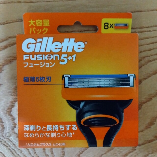 Gillette - 【パッケージにシール跡有】ジレット フュージョン 5＋1 替