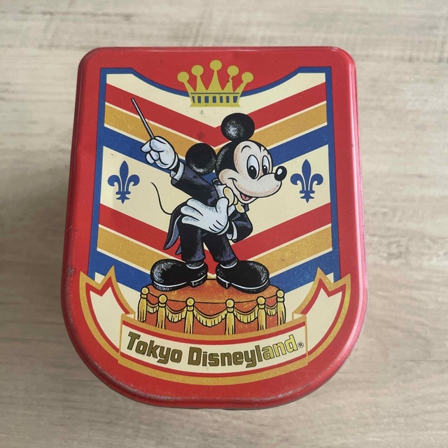 Disney - ディズニー 昭和レトロ ミッキー&ミニー お菓子の缶の Disney - ディズニー 昭和レトロ ミッキー&ミニー お菓子の缶の