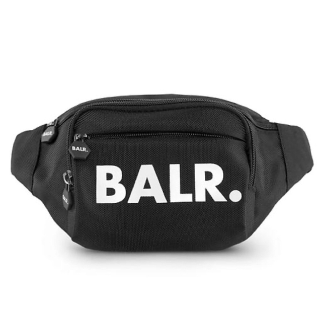 新品　BALR. ボーラー　ロゴウエストバッグ　ウエストポーチ　ボディバッグ　黒