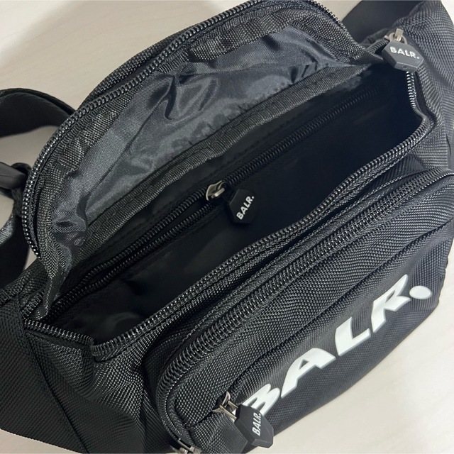 新品　BALR. ボーラー　ロゴウエストバッグ　ウエストポーチ　ボディバッグ　黒