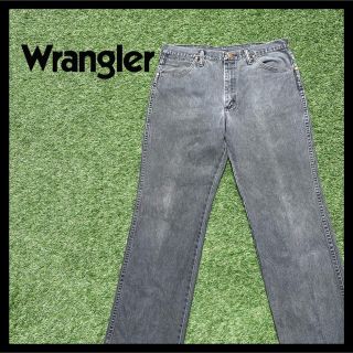 ラングラー(Wrangler)のラングラー 936WBK W34 L30 ブラック デニムジーンズスタイリッシュ(デニム/ジーンズ)