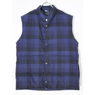 PAUL SMITH LONDONポールスミス ロンドン BLOCK CHECK WOOL DOWN VEST
