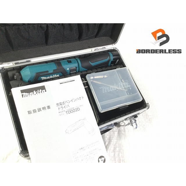 Makita ☆比較的綺麗☆ makita マキタ 7.2V 充電式ペンインパクトドライバ TD022DSHX バッテリー2個(1.5Ah) 充電器  ケース付き ペンドラ 72145の通販 by 工具販売専門店Borderless(ラクマ店)｜マキタならラクマ