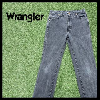 ラングラー(Wrangler)のラングラー 936WBK W31 L34 ブラック デニムジーンズスタイリッシュ(デニム/ジーンズ)